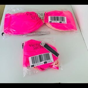 Victorias Secret Venice V Bandeau Bikini Swim Set
